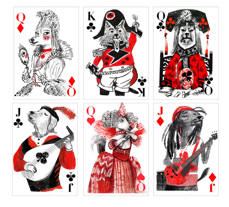 Artiphany face cards spread